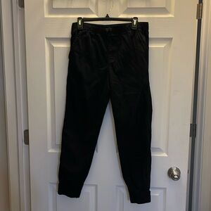 Thereabouts black cargo jogger pants, drawstring 14/16 Husky
